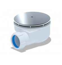 АНИПЛАСТ Сифон для душевого поддона 11/2"х90, h 55 хром