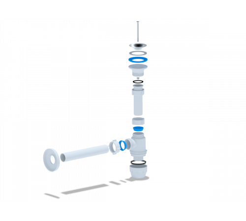 Купить АНИПЛАСТ Сифон 11/4"х32 "Юнг" с прямой трубой 32*200 с доставкой