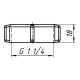 Купить Гайка пластиковая для сифона АНИПЛАСТ M432 11/4"x32 белая (025-0686) с доставкой