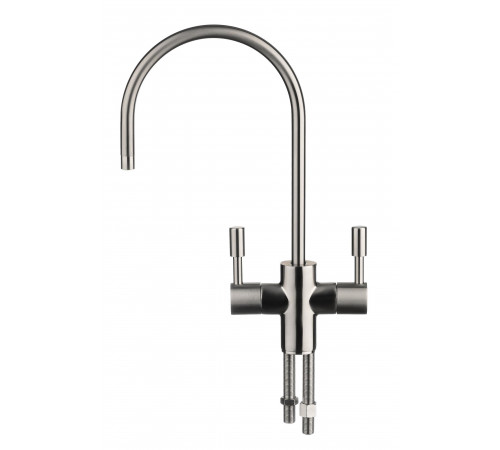 Купить Кран для чистой воды ГЕЙЗЕР исп. 11 с плавной регулировкой, керамический, к ПРЕСТИЖ-М, XXL, сатин с доставкой
