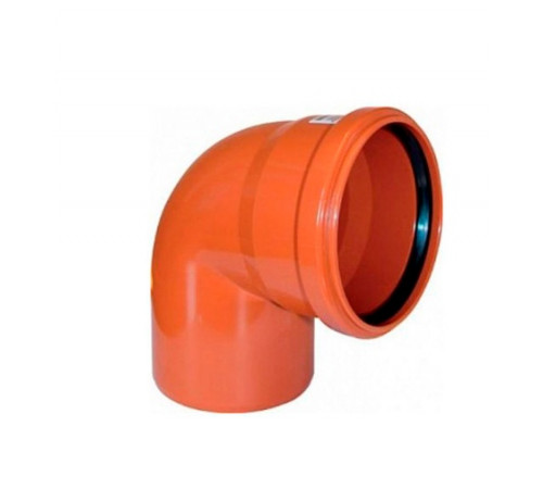 Купить 20140.R (20140.I.B)(20140.R.B) Sinikon НПВХ Отвод D 110 x 87° для нар. канализации с доставкой