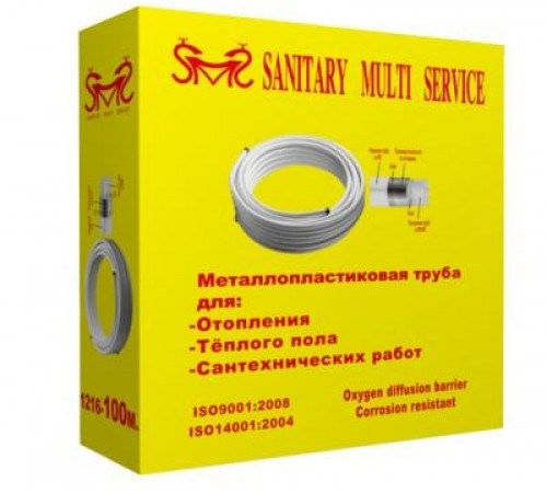 Купить МТ Труба металлопластиковая SMS Ø20x2.0 (100 м) с доставкой