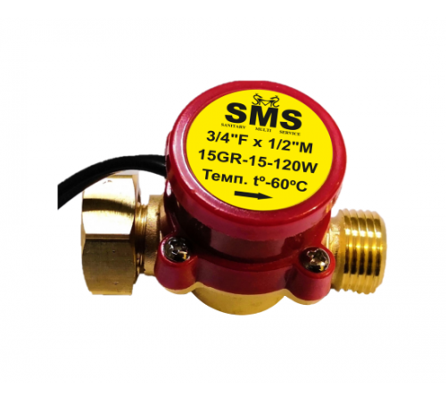 Купить Датчик потока воды SMS для насоса повышения давления 15GR-15 (60°С/120W) с доставкой