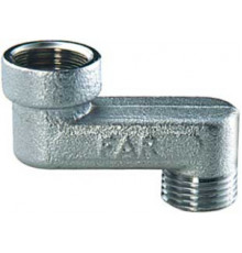 Эксцентрик резьбовой латунный FAR хром 3/8"x3/8"-5см ВН