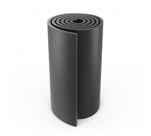 Купить Рулонная изоляция самоклеющаяся с алюминиевой фольгой ENERGOFLEX BLACK STAR DUCT AL (12 м²) металл-8 с доставкой