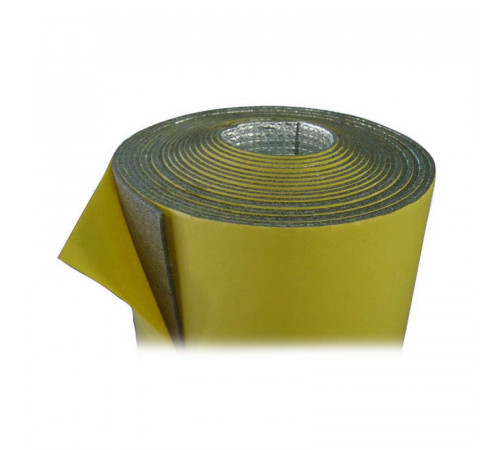 Купить Рулонная изоляция самоклеющийся вспененный полиэтилен ENERGOFLEX BLACK STAR DUCT (12 м²) черный-8 мм с доставкой