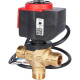 Купить Клапан трехходовой зональный STOUT сервопривод 230V, с кабелем 1м,, НР 3/4" с доставкой