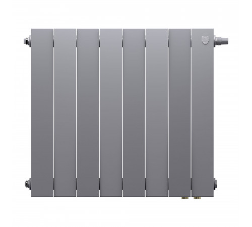 Купить Радиатор биметаллический ROYAL THERMO PIANOFORTE SILVER SATIN VDR80 500x8 секций (НС-1506374) с доставкой