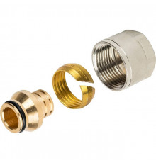EK Фитинг-евроконус обжимной для полиэтилена STOUT PE-X Ø20х2.0-3/4" (10/100)