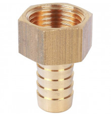 Штуцер резьбовой латунный STOUT без покрытия 1/2"x14мм В