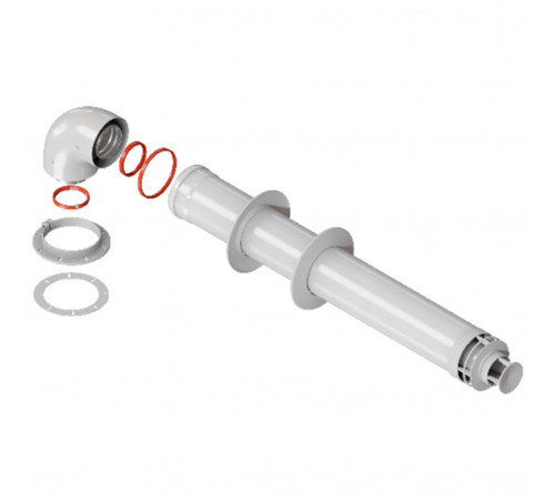 Купить Комплект дымохода ROMMER СТАНДАРТ Ø60/100-900мм (Bosch,Buderus,Navien S/C/E,Baxi ECO Nova) с доставкой