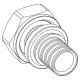 Купить СА Муфта с накидной гайкой аксиальная REHAU RAUTITAN RX+ латунная Ø20х1/2" (13660771001) с доставкой