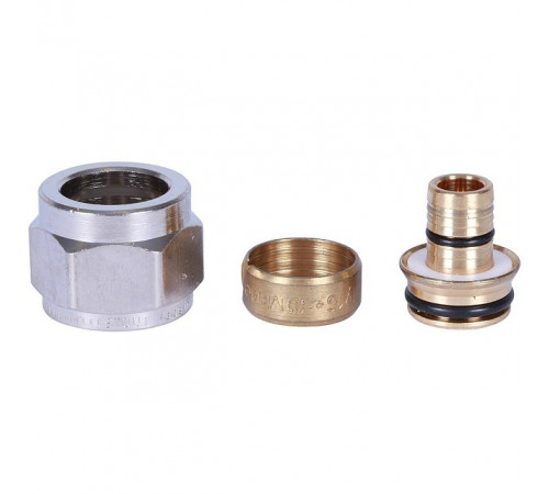 Купить EK Фитинг-евроконус обжимной для полиэтилена STOUT PE-X Ø16х2.6-1/2", посадка Ø16.1, для труб STABIL с доставкой