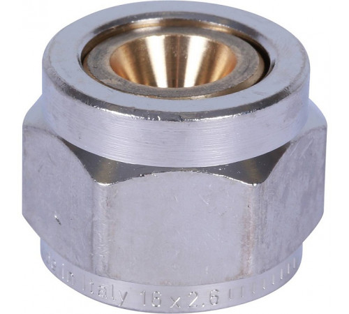 Купить EK Фитинг-евроконус обжимной для полиэтилена STOUT PE-X Ø16х2.6-1/2", посадка Ø16.1, для труб STABIL с доставкой