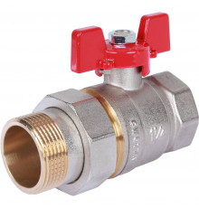 Кран шаровой с американкой ROMMER бабочка 11/4" ВН