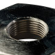 Купить Футорка резьбовая латунная STOUT никель 11/2"x3/4" ВН с доставкой