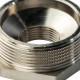 Купить Футорка резьбовая латунная STOUT никель 11/2"x3/4" ВН с доставкой