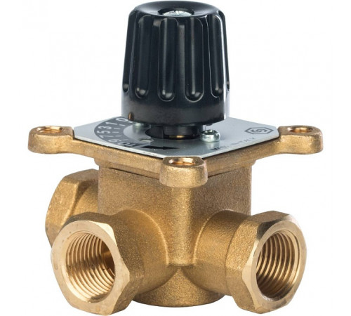 Купить Клапан трехходовой смесительный STOUT 1/2" (KVs 2,5 м3/ч) с доставкой