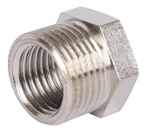 Купить Футорка резьбовая латунная STOUT никель 3/8"x1/4" ВН с доставкой