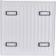 Купить Радиатор стальной панельный ROMMER COMPACT тип 21х500х500 боковое подключение с доставкой