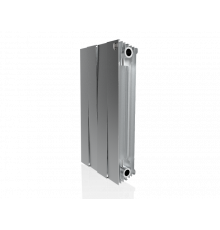Радиатор биметаллический ROYAL THERMO PIANOFORTE SILVER SATIN NEW 500x4 секций, серый (НС-1176338)