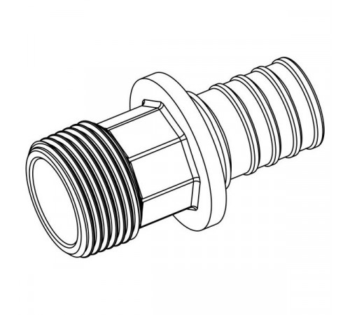 Купить СА Муфта резьбовая аксиальная REHAU RAUTITAN RX+ латунная Ø20х3/4" Н (13660531001/11379851001) с доставкой