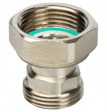 Разъемное соединение STOUT с плоским уплотнением 3/4", никелированное