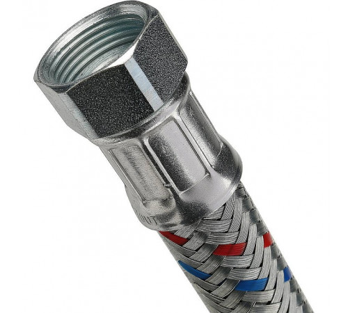 Купить Гибкая подводка для воды STOUT ГИГАНТ 3/4"-200 см гайка-штуцер с доставкой