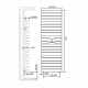 Купить Радиатор биметаллический ROYAL THERMO PIANOFORTE TOWER/BIANCO TRAFFICO 500х22 секции (НС-1176343) с доставкой