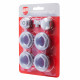 Купить Комплект для монтажа радиаторов ROYAL THERMO 3/4'' без кронштейнов, серебристый (НС-1156765) с доставкой