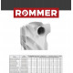 Купить Радиатор алюминиевый ROMMER PROFI 500x10 секций с доставкой