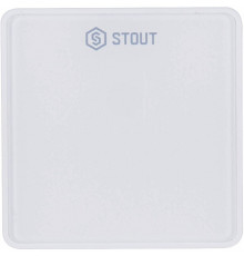Датчик беспроводной STOUT комнатный C-8r белый