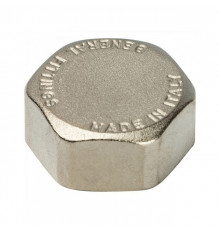 Заглушка резьбовая латунная STOUT никель 1/8" В