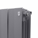 Купить Радиатор биметаллический ROYAL THERMO PIANOFORTE SILVER SATIN NEW 500x8 секций, серый (НС-1176341) с доставкой