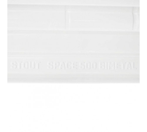 Купить Радиатор биметаллический STOUT SPACE 500х12 секций с доставкой