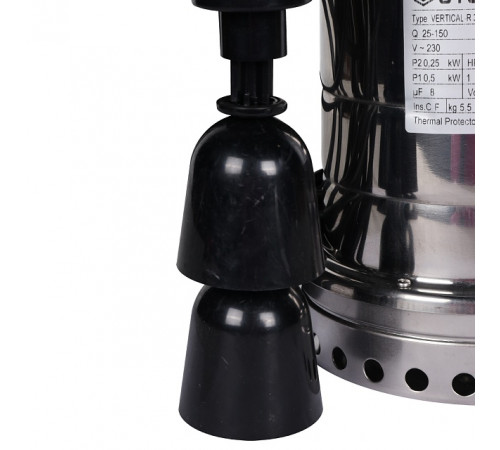Купить Насос дренажный STOUT с вертикальным поплавком,  кабель 10 м, 230V, Q=150 л/мин, H=8 м с доставкой