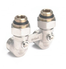 Узел-мультифлекс нижней подводки REHAU угловой, Н-образный, 1/2"х3/4"ЕК, двухтрубная система