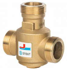 Клапан трехходовой термостатический смесительный STOUT 11/4" Н (55°С)