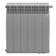 Купить Радиатор биметаллический ROYAL THERMO BILINER SILVER SATIN VDR 500x6 секций, серый с доставкой