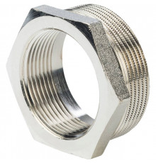 Футорка резьбовая латунная STOUT никель 2"x11/2" ВН