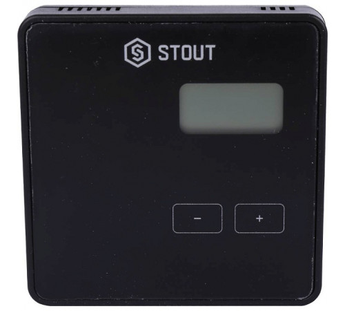 Купить Регулятор двухпозиционный STOUT беспроводной комнатный ST-294v2 черный с доставкой