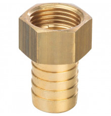 Штуцер резьбовой латунный STOUT без покрытия 1/2"x18мм В