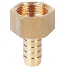 Штуцер резьбовой латунный STOUT без покрытия 1/2"x12мм В