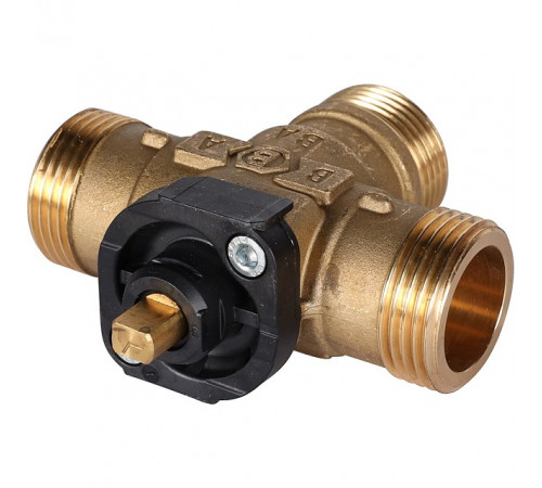 Купить Клапан трехходовой зональный STOUT сервопривод 230V, с кабелем 1м,, НР 1 с доставкой