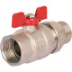 Купить Кран шаровой с американкой STOUT бабочка EPDM 11/4" с доставкой