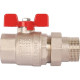 Купить Кран шаровой с американкой STOUT бабочка EPDM 11/4" с доставкой