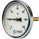 Купить Термометр биметаллический погружной STOUT Ø100-1/2", гильза 75 мм, +120°C с доставкой