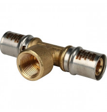 МП Тройник резьбовой пресс для металлопласта STOUT Ø20х1/2"х20 В