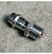 НП Муфта резьбовая пресс из нержавейки UNI-FITT фитинг Ø15x1/2" Н