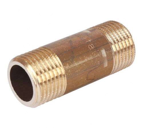 Купить Бочонок резьбовой латунный STOUT без покрытия 1/2"x50мм с доставкой